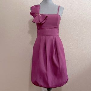 Max and Cleo Magenta Bubble dress, Size 4